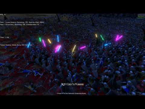 200 Jedi vs 30,000 Footmen Ultimate Epic Battle Simulator