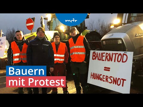 Bauernprotest: Autobahnauffahrten in Sachsen blockiert | MDR um 4 | MDR
