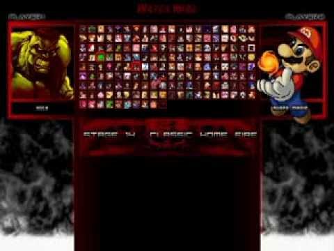 TK's Random Mugen Battle #2242 - Incredible Hulk VS Mario