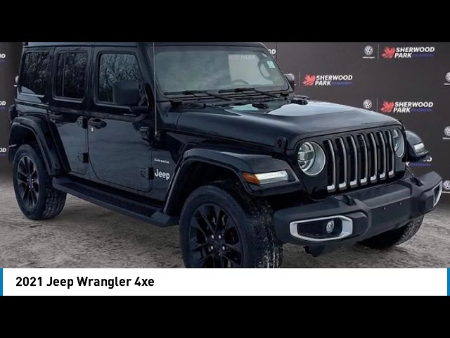 2021 Jeep Wrangler 4xe Unlimited Sahara | PHEV | LEATHER SEATS in Cars & Trucks in Strathcona County