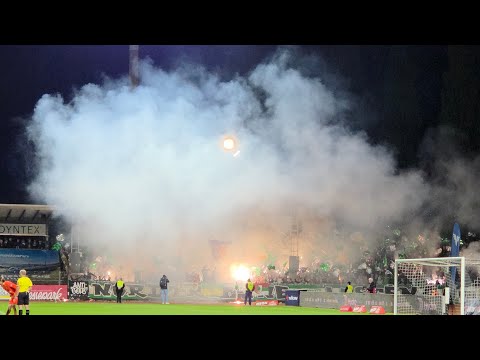 25.04.2025 Austria Lustenau - Schwarz-Weiß Bregenz 2:1, Pyro, Choreo, Support, Corteo