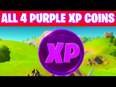 All PURPLE XP COINS LOCATIONS IN FORTNITE SEASON 5 Chapter 2 (WEEK 7-8)