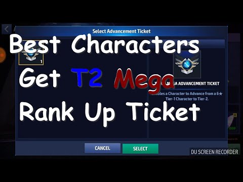 Best Characters Get T2 Mega Rank Up Ticket  Marvel Future Fight