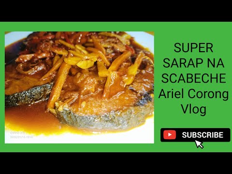 HOW TO COOK YUMMY SCABECHE SOBRANG SARAP Ariel Corong Vlog