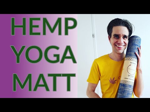 hemp yoga matt - unboxing