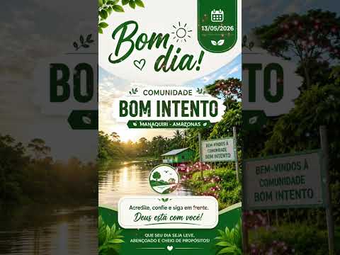 Bom dia! 💪💚😀🤍 #amazonas #comunidade #manaquiri #guaranifutebolclube #bomintento #beiradão