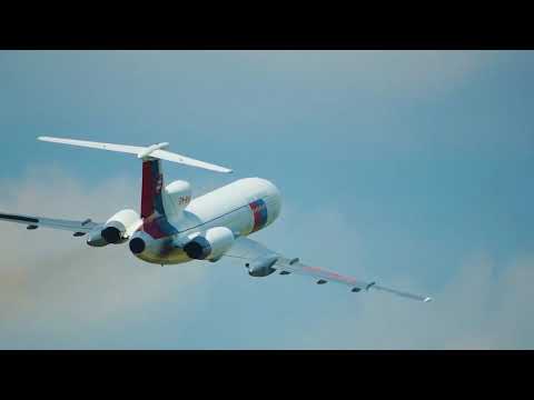 TU-154  LAST FLIGHT at SIAF 2017