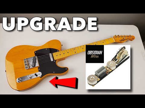 Super Easy! Installing an Obsidianwire Solder-less Telecaster Wiring Kit in a Vintage BS52