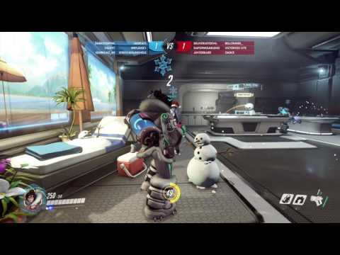 Overwatch Winter Wonderland: Mei's Snowball Offensive gameplay