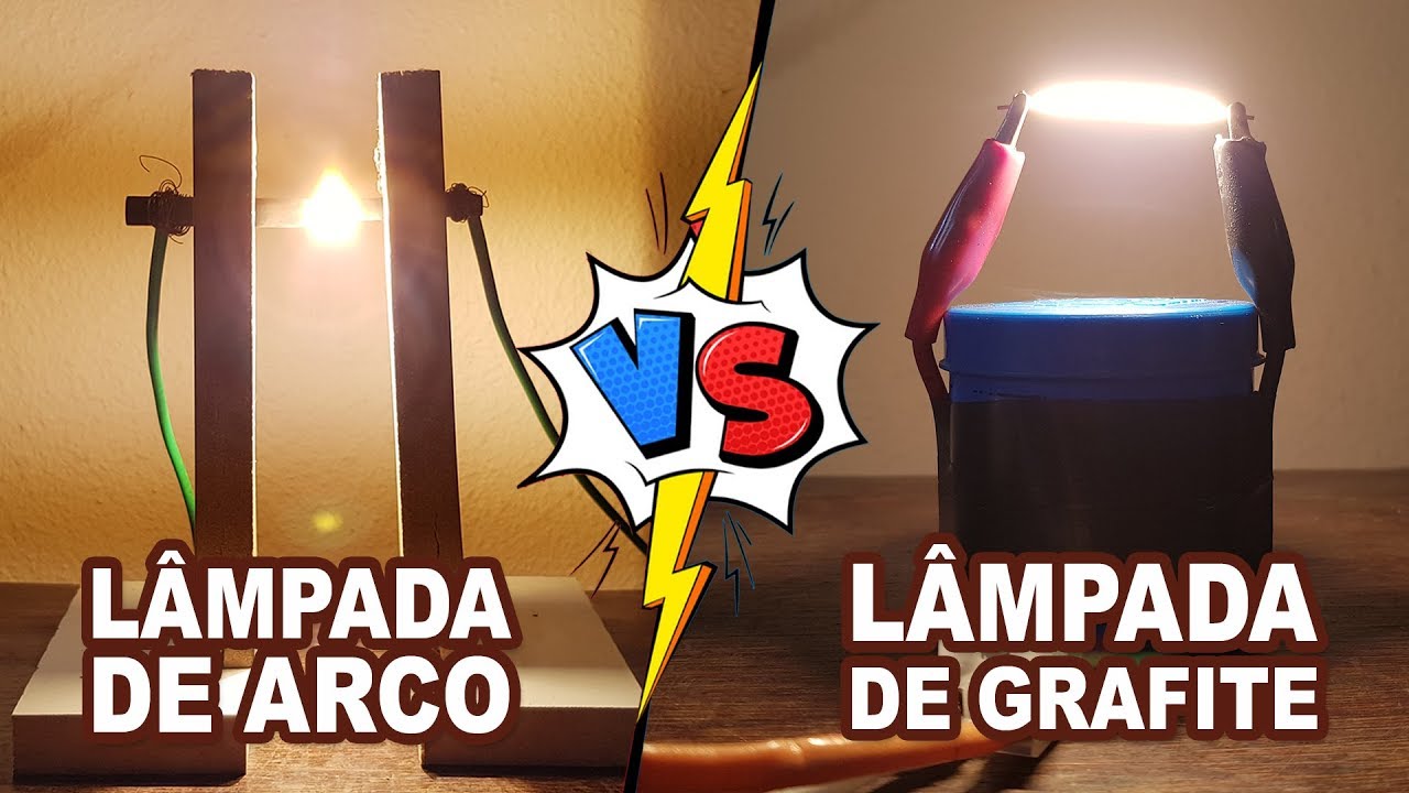 RECRIAMOS a primeira lâmpada DO MUNDO!!! INCRÍVEL lâmpada de arco elétrico