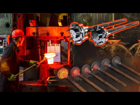 The Manufacturing of Forged Axle Shafts for Semi Truck| Machining Process of Truck Rear Axle Shafts
