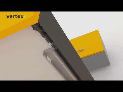 Tiroir extérieur Vertex avec côtés en verre - 93 mm - Gris - 40 kg EMUCA