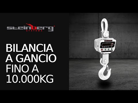 Video - Bilancia da gru - 10.000 kg / 2 kg - LED - Telecomando