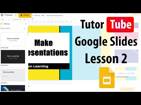 Google Slides Tutorial Lesson 1 Accessing Google Slides