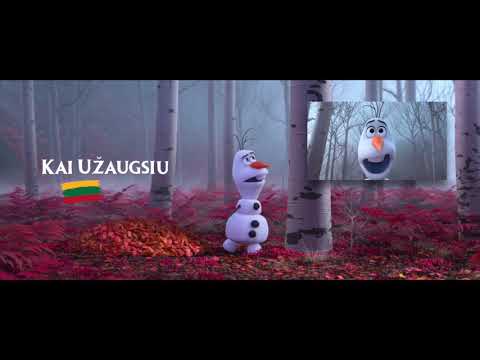 🍁⛄🔥 „Kai užaugsiu (Samanta!)“ lietuviškai — Ledo šalis 2