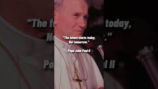 Pope John Paul II Quote #shorts #catholic #pope #quotes #quotesaboutlife #jesus #god #eucharist