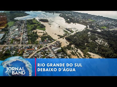 Chuva atinge mais de 100 cidades do Rio Grande do Sul | Jornal da Band