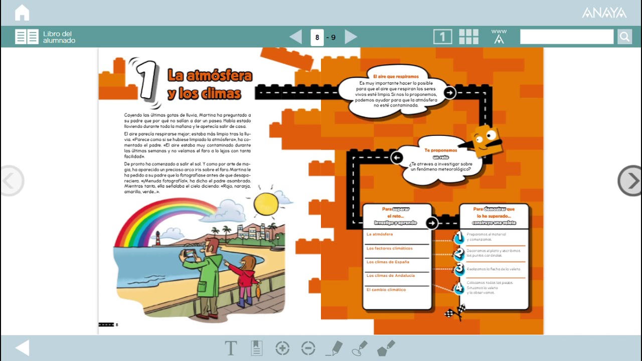 4º Primaria | Sociales | Tema 1 | LA ATMÓSFERA | Anaya (1/7)