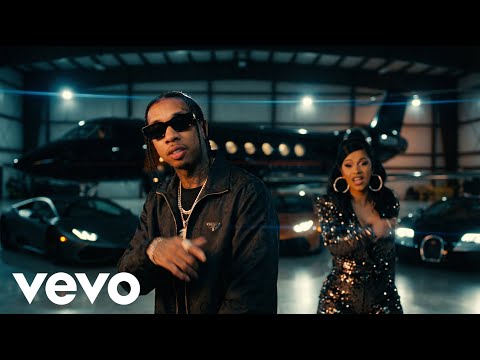 Tyga, Cardi B - Switch Lanes (ft. Ktlyn) | (Official Lyrics Video)