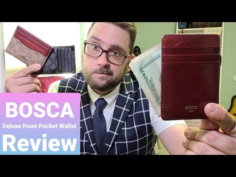 BOSCA Deluxe Front Pocket Wallet Review