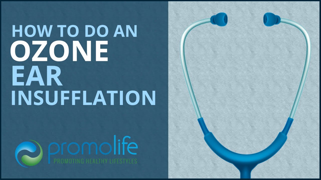 How to do an Ozone Ear Insufflation