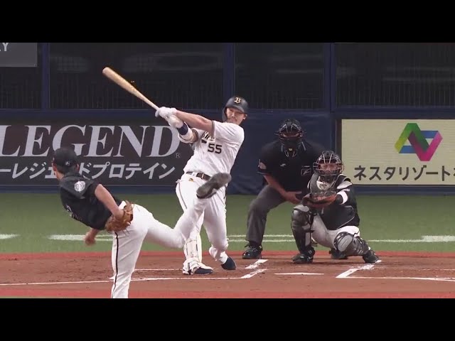 【1回裏】2試合連続!! バファローズ・T-岡田 先制の特大ホームラン!! 2020/10/24 B-M