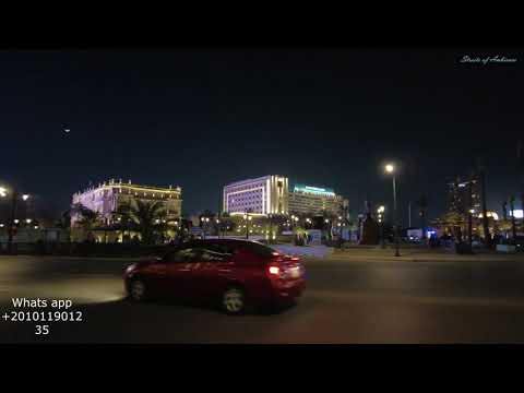 Egypt travel guide | Egypt Cairo night walking tour | Downtown and Tahrir square walking tour 4k