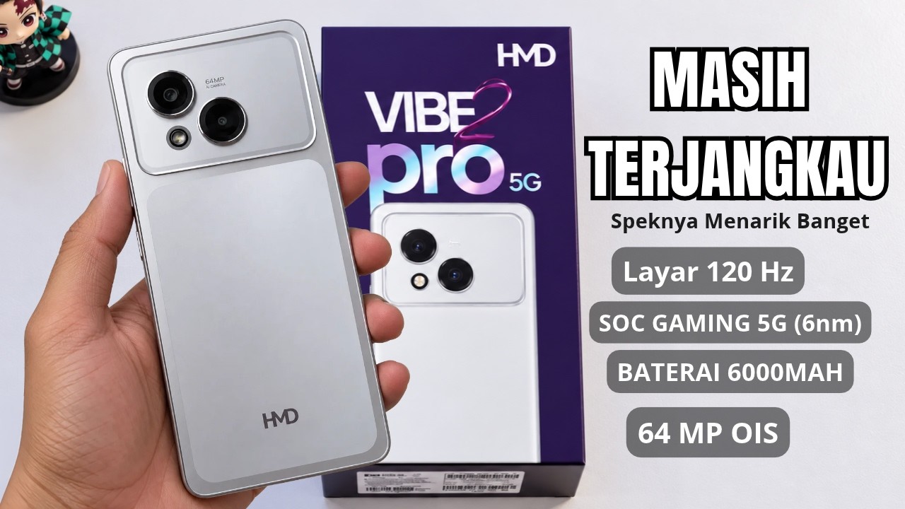 NOKIA COMEBACK 2026‼️HMD VIBE 2 PRO 5G, CUMA 2 JUTAAN SPEKNYA LAYAK DIPERHITUNGKAN