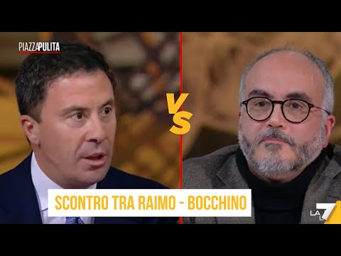 Piazzapulita, lo scontro tra Christian Raimo e Italo Bocchino