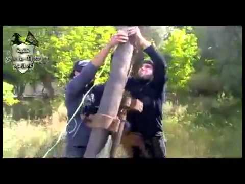 استهداف قوات النظام بقذائف الهاون من قبل لواء الإسلام في عدرا في محافظة ريف دمشق