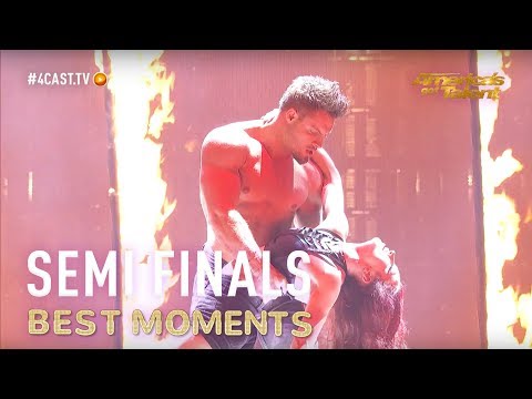 Duo Transcend return to AGT with a mind-blowing performance while engulfed in flames