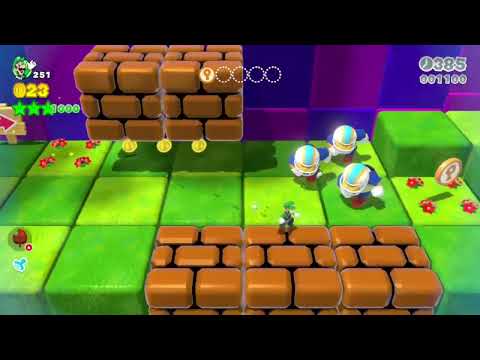 Super Mario 3D World (Switch) 9-5 Itemless Speedrun - Time: 26 (Former WR)