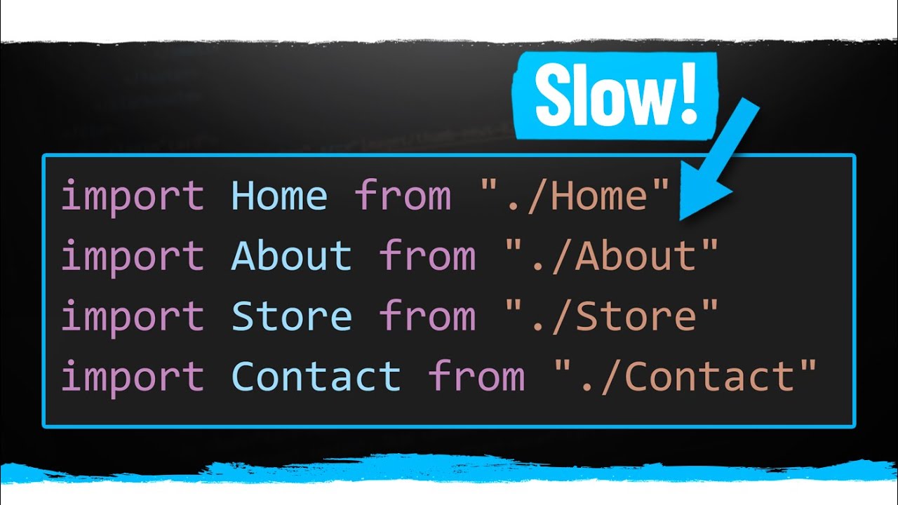 Speed Up Your React Apps With Code Splitting