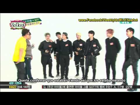 [Sub Español] 141217 Weekly Idol GOT7 1 Parte [HD]