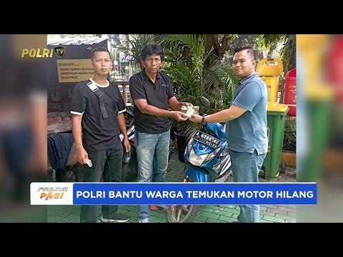 POLSEK GROGOL PETAMBURAN BANTU WARGA MENEMUKAN MOTOR YANG HILANG