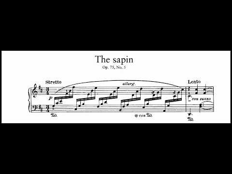 Jean Sibelius - The Sapin Op.75-5(audio + sheet music)