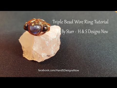 Three Bead Wire Ring Tutorial | Beginner Friendly