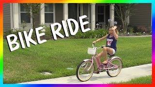 RIDING BIKES TO THE WATER PARK | We Are The Davises