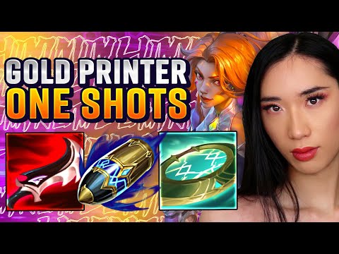 PRINT GOLD AND ONE SHOT SQUISHIES WITH FIRST STRIKE LETHALITY MISS FORTUNE (MOST FUN BUILD!)