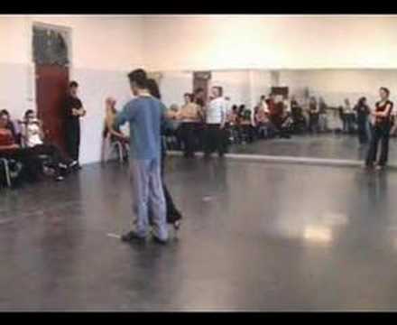  Javier Rodriguez  and  Geraldine Rojas  are  dancing  to  "  Oblivion  "