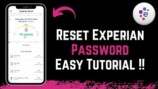 How to Reset Experian Password - Experian Credit Report App !