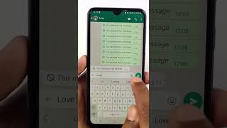 WhatsApp delete chat recover without app #shorts #youtubeshorts #ytshorts