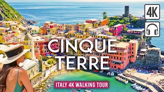 CINQUE TERRE 4K Walking Tour - Manarola, Vernazza & Riomaggiore, ITALY [4K Ultra HD/60fps]