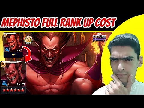 🔥 Mephisto Rank Up, Level Up & Gear Upgrade Total Cost | Marvel Future Fight 