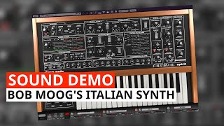 Video thumbnail for Cherry Audio Crumar Spirit Sound Demo - Bob Moog's Italian Synthesizer In A Plugin by SYNTH ANATOMY