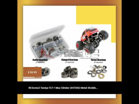 Get 15% Off on RCScrewZ Tamiya TLT-1 Max Climber (#47202) Metal Shielded Bearing Kit - tam075b