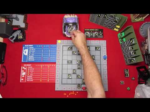 Crazy Robot Factory - Introductory level play through using 3d printed components