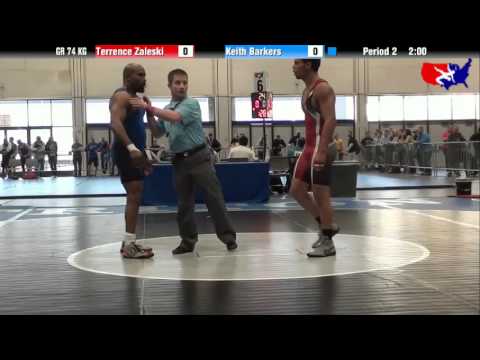 Terrence Zaleski vs. Keith Barkers at 2013 Las Vegas/ASICS U.S. Open