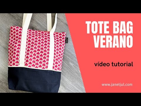 Bolsa con forro (tote bag): Tutorial