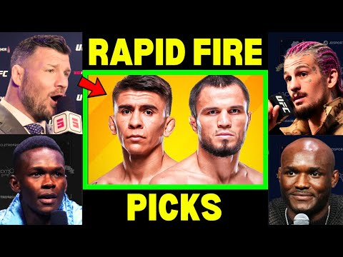 UFC Fighters "Predict" Umar Nurmagomedov vs Mario Bautista | UFC 321